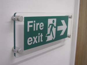 wall-mounted-acrylic-fire-exit-sign